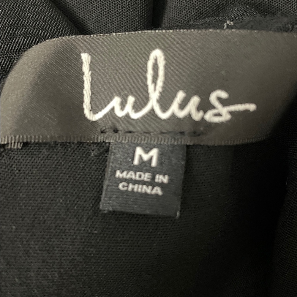 Lulu's Aldrin Black Ruffled Backless Wrap Skort R… - image 8